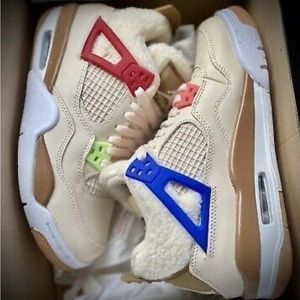 Jordan shoes, size 7 women, Cream color never worn.